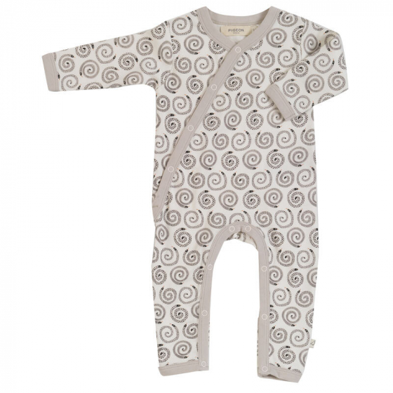 Pyjama bébé sans pieds - serpents gris