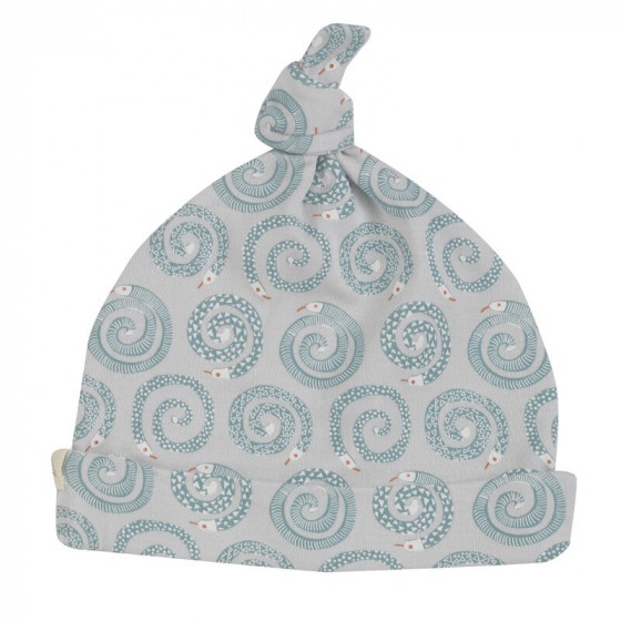 Bonnet bébé - serpents turquoise Bonnet bébé - serpents turquoise