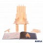 Mallette en bois de 280 planchettes + 1 livre d'art bleu - à partir de 8 ans