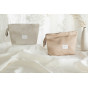 Lin français trousse de toilette - Greige - 34x24 cm