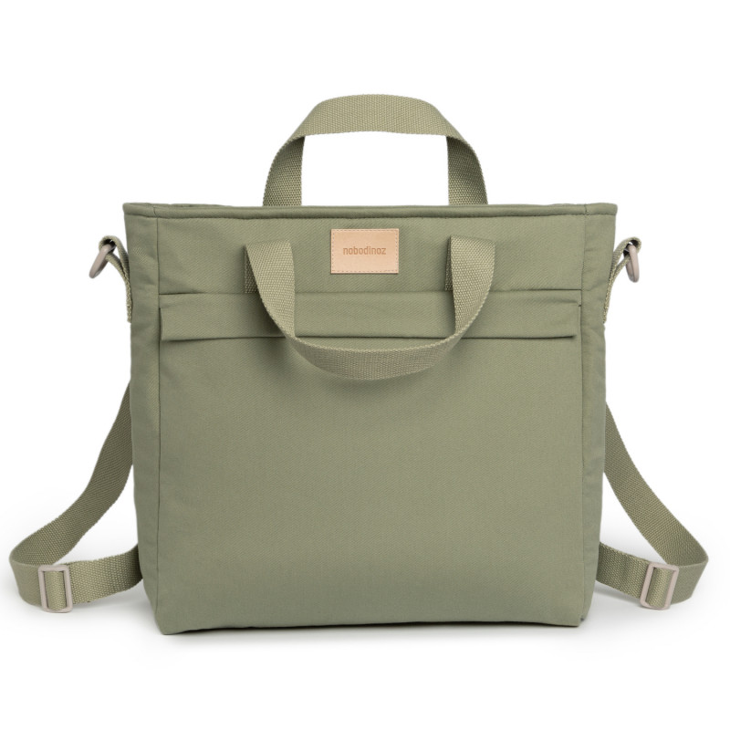 Nobodinoz Sac dos langer Baby On The Go waterproof Olive