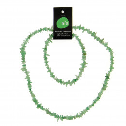 Collier baroque 90 cm Aventurine