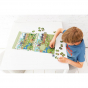 Puzzle Magnétique DISCOVERY - DINOSAURE - 80pcs 2-en-1: puzzle et jeu de recherche - Dès 4 ans