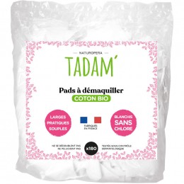 Tadam Coton bio à démaquiller - 180 pcs