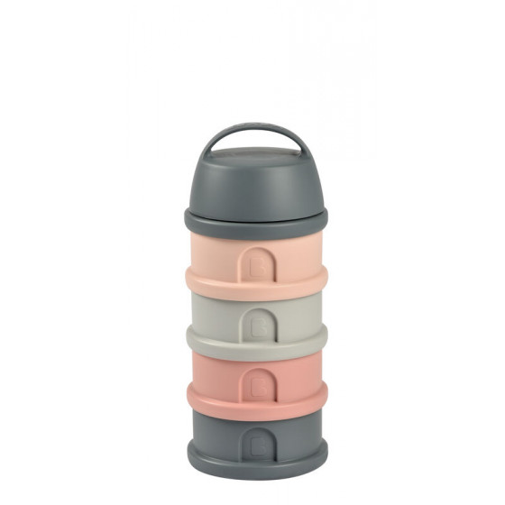 Boîte doseuse - 4 compartiments - Mineral grey/pink Boîte doseuse - 4 compartiments - Mineral grey/pink