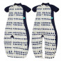Pyjama transformable en sac de couchage - Léger Navy paint TOG 1.0 / 2-12 mois *