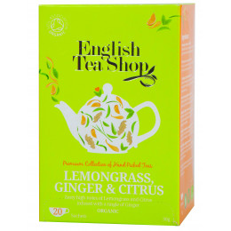Tisane citronnelle gingembre et agrumes BIO - 20 infusettes