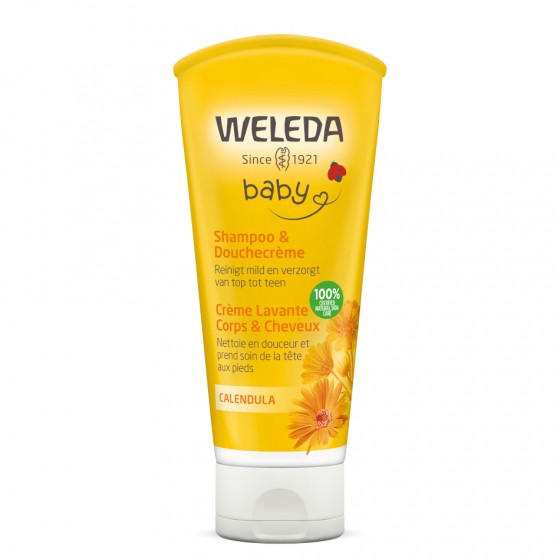 Crème lavante bébé corps et cheveux calendula - 200 ml