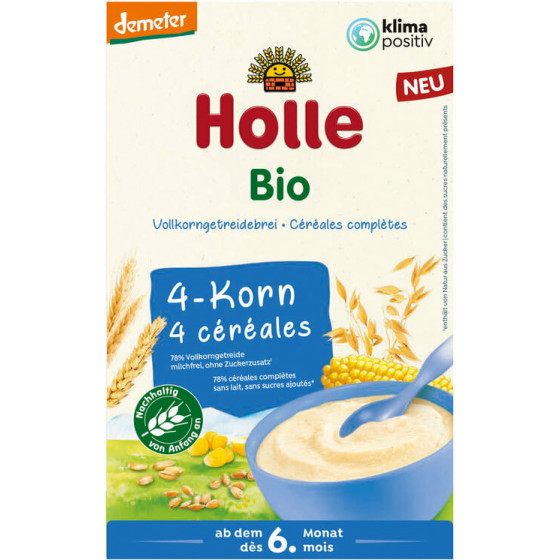 Céréales complètes bio - 4 Céréales - 250g - Holle
