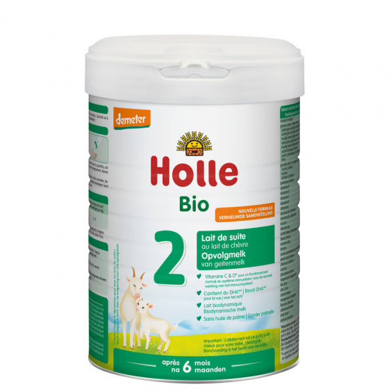 Lait pour nourrissons 2 au lait de chèvre bio - 800g - Holle