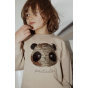 Sweat-shirt à sequins Lou - Oxford Tan - 2 ans - Konges Sløjd