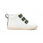 Chaussures Bobux I Walk - Hi Court White + Forest