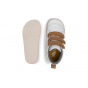 Chaussures Bobux I Walk - Hi Court White + Caramel