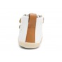 Chaussures Bobux Step Up - Hi Court White + Caramel