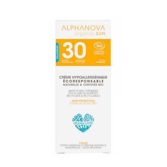 Lait solaire Bio - Haute protection SPF 30 - 50 g Lait solaire Bio - Haute protection SPF 30 - 50 g