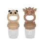 Lot de 2 Sucettes Fruitées Licorne Et Panda - Coquillage/Blush - Konges Sløjd