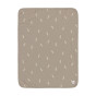 Couverture en mousseline de coton bio - Speckles olive