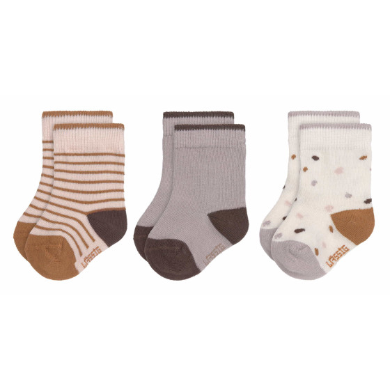 Lot de 3 paires de chaussettes - Mouton - Lilas