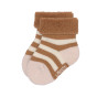 Lot de 3 paires de chaussettes - Terry pink & caramel