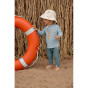 Chapeau de soleil réversible anti-UV - Animaux de mer - Milky