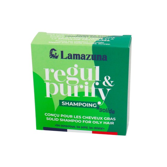 Shampooing solide cheveux gras Herbes folles  70ml Shampooing solide cheveux gras Herbes folles  70ml