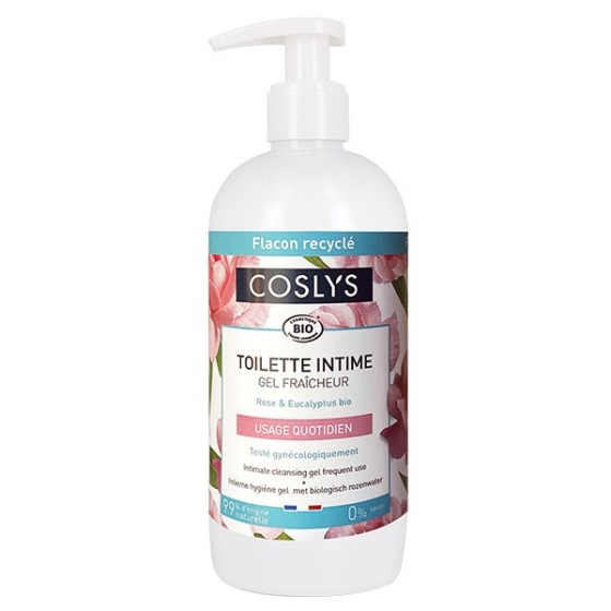 Gel intime BIO sans savon eau de rose 500 ml Gel intime BIO sans savon eau de rose 500 ml