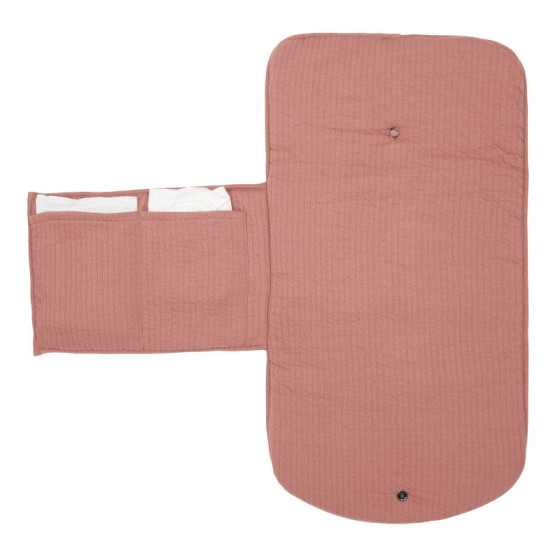 Tapis à langer nomade Pure Pink Blush - Little Dutch