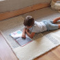 Tapis en laine lavable - Kaia Smoke Blue