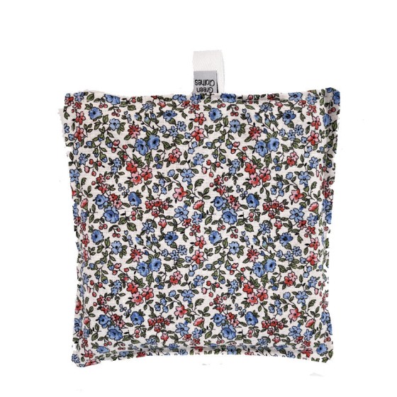 Bouillotte noyaux de cerise liberty bleu rose - Green clothes