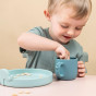 Set repas Peekaboo - Deer friends - Bleu