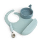 Premier set repas Peekaboo - Deer friends - Bleu