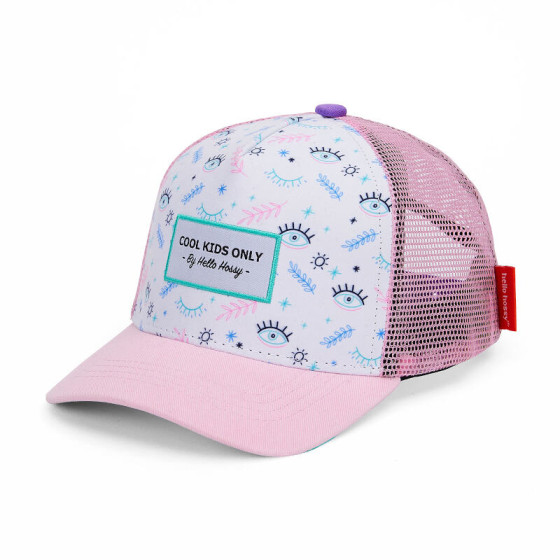 Casquette enfant imprimée - Pink eyes - Hello Hossy