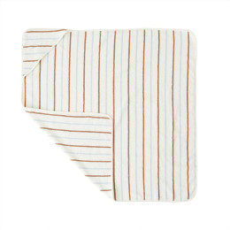 Cape de bain Raita - Caramel/Ice blue