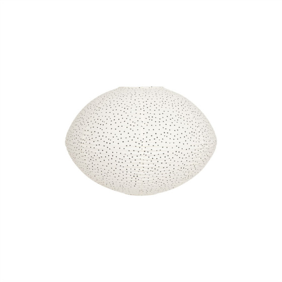 Petit abat-jout en papier Moyo - Offwhite/Black Petit abat-jout en papier Moyo - Offwhite/Black