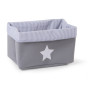 Childhome - Canvas Panier - 32x20x20 cm - Grey Stripes