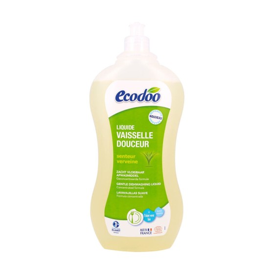 Liquide vaisselle douceur écologique - Verveine - 1 L - Ecodoo Liquide vaisselle douceur écologique - Verveine - 1 L - Ecodoo