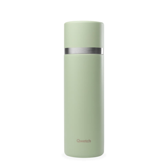 Thermo inox isotherme - Matt - Vert tilleul - 750ml - Qwetch