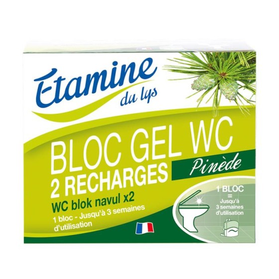Recharge bloc gel wc 100 ml - Pinède - Etamine du Lys Recharge bloc gel wc 100 ml - Pinède - Etamine du Lys