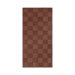 Couverture matelassée Duo - Red Brown Tonal