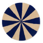 Tapis tufté Arch - Small - Bright Blue & Off-White Tapis tufté Arch - Small - Bright Blue & Off-White
