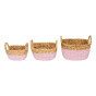 Set de 3 paniers Ty pink