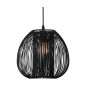 Lampe suspension Zef - noir