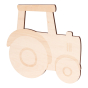 Applique murale en bois Tractor