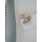 Housse pour Sofalange green blue 100% Coton Bio