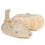 Chaussons en cuir My blumoo - Bateau beige - Easy Peasy