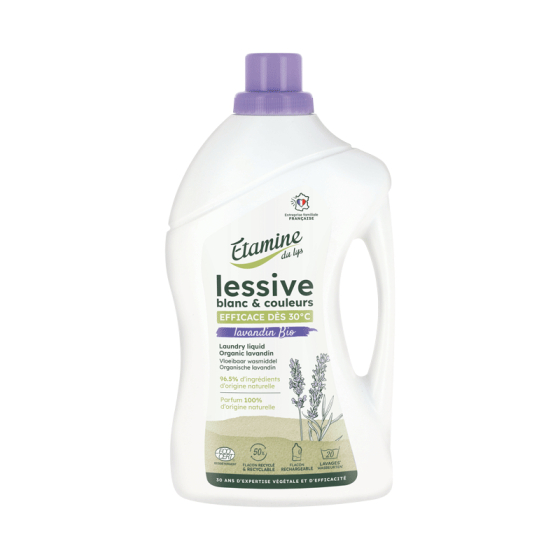 Lessive liquide Blanc et Couleur à la Lavande 1l - Etamine du Lys