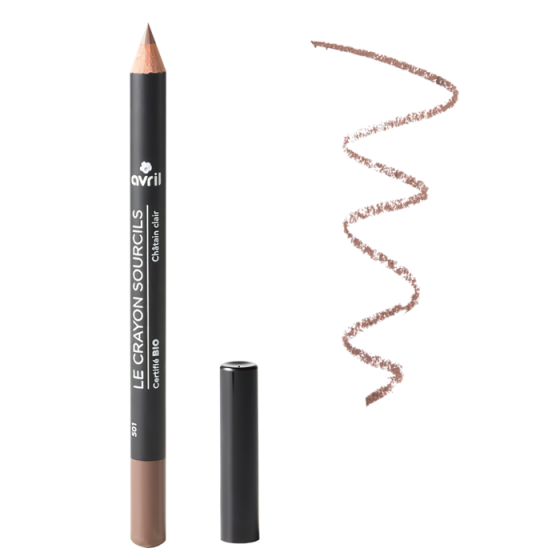 Crayon sourcils Châtain clair COSMOS Organic Ecocert - Avril