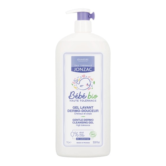 Gel lavant dermo-douceur sans savon BIO Bébé 1 L - Jonzac Gel lavant dermo-douceur sans savon BIO Bébé 1 L - Jonzac