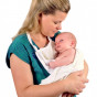 Tablier de bain maman/bébé Chéru'bain Eco Chou Bambou écru