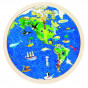 Puzzle double face "Globe terrestre" - à partir de 6 ans
